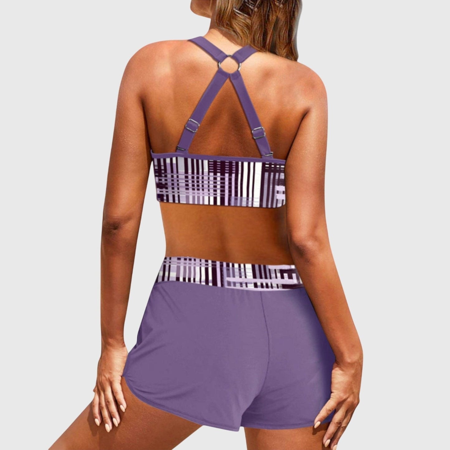 Janička™ | Žebrované bikiny s vysokým pasem