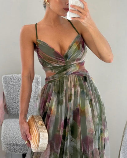 La Scintilla™ | Maxi šaty Eleganza Floreale