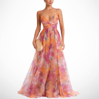 La Scintilla™ | Maxi šaty Eleganza Floreale