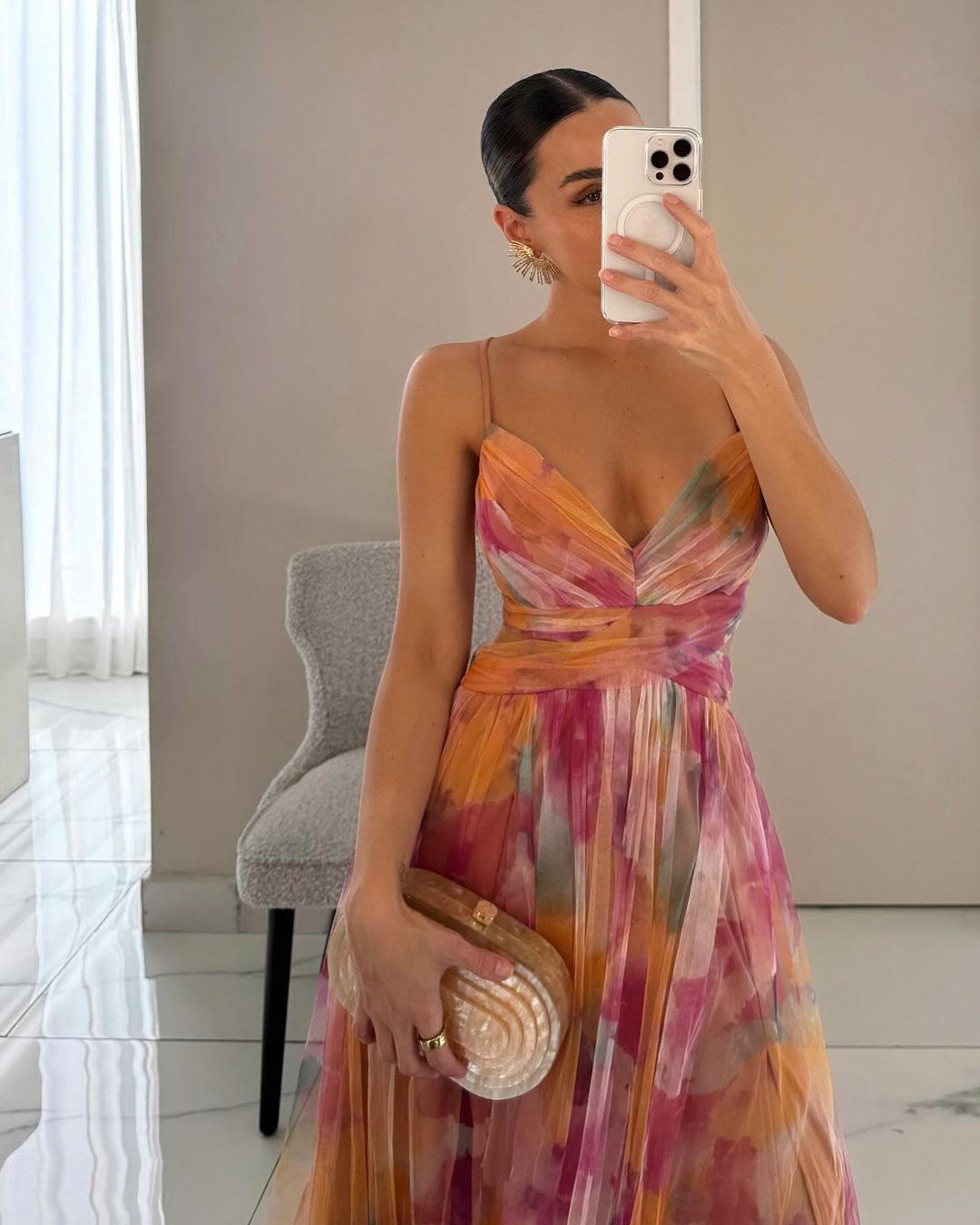 La Scintilla™ | Maxi šaty Eleganza Floreale