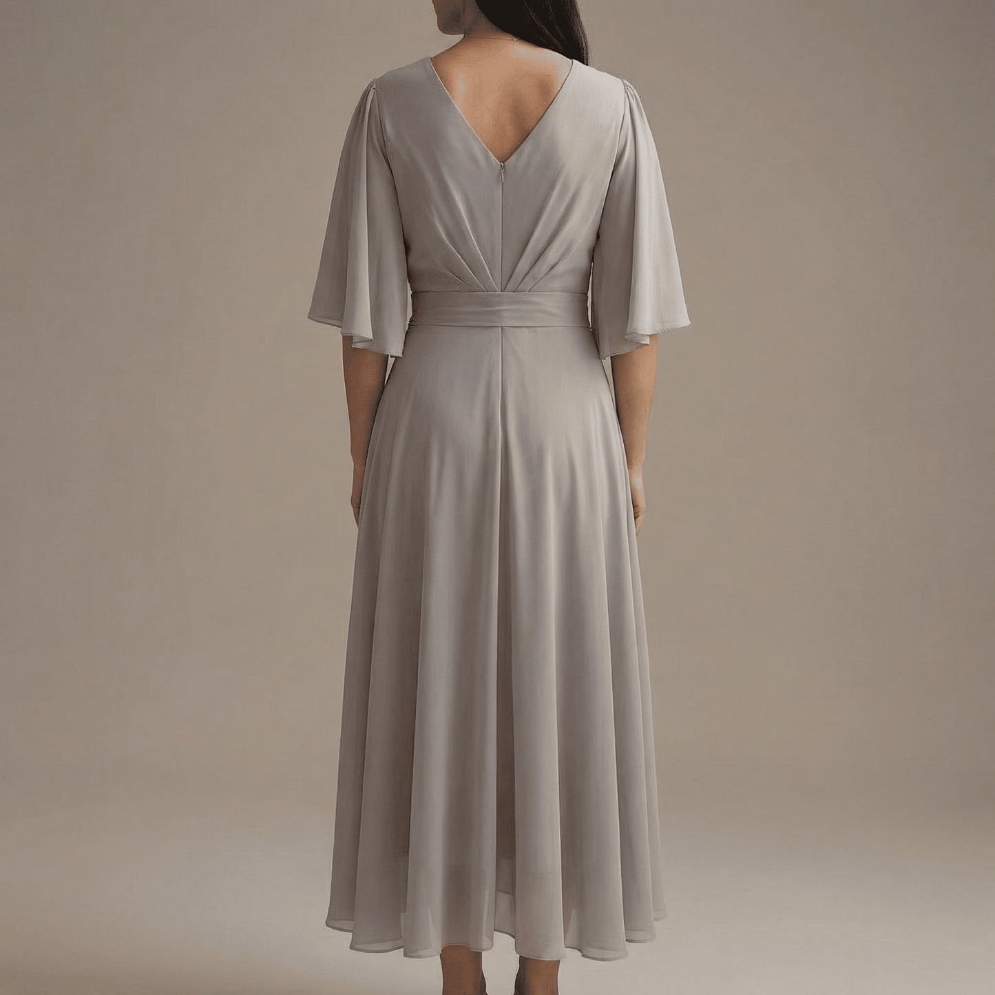Ewelina | Elegancka sukienka szyfonowa
