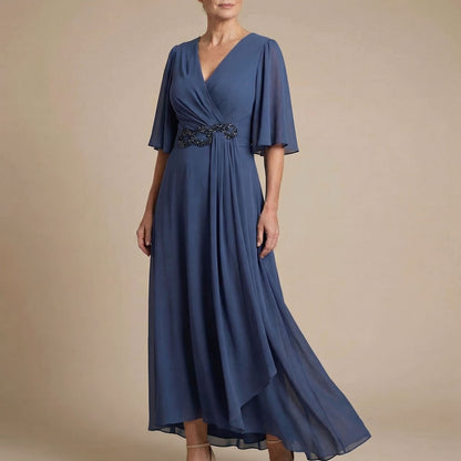 Ewelina | Elegancka sukienka szyfonowa