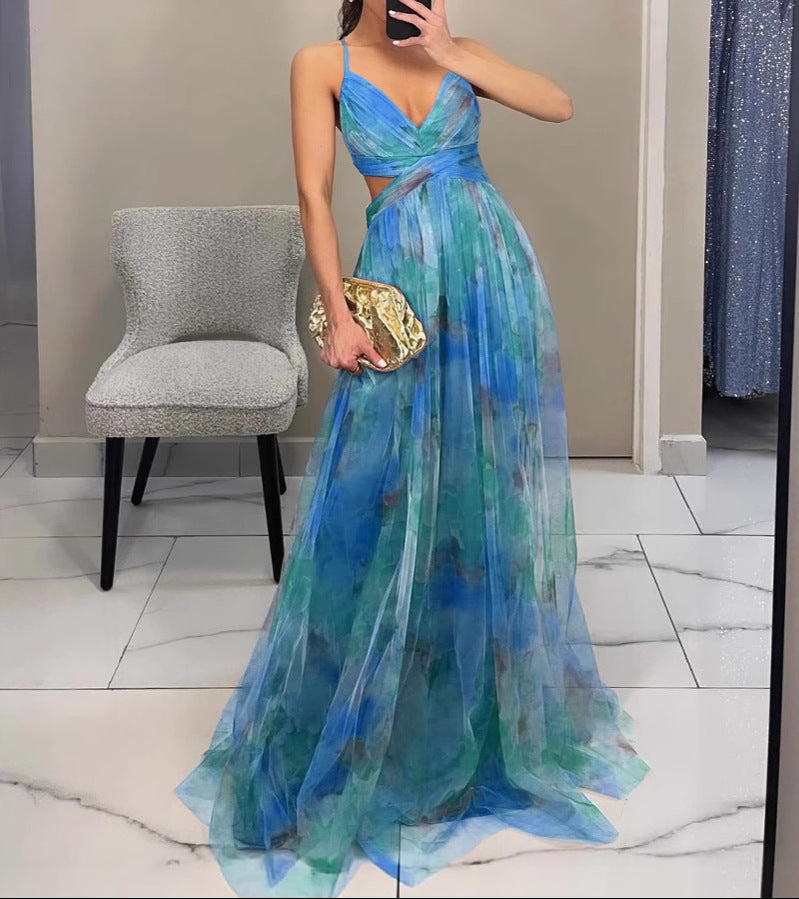 La Scintilla™ | Maxi šaty Eleganza Floreale