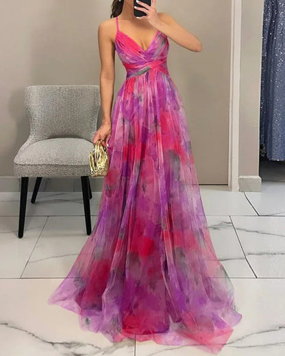 La Scintilla™ | Maxi šaty Eleganza Floreale